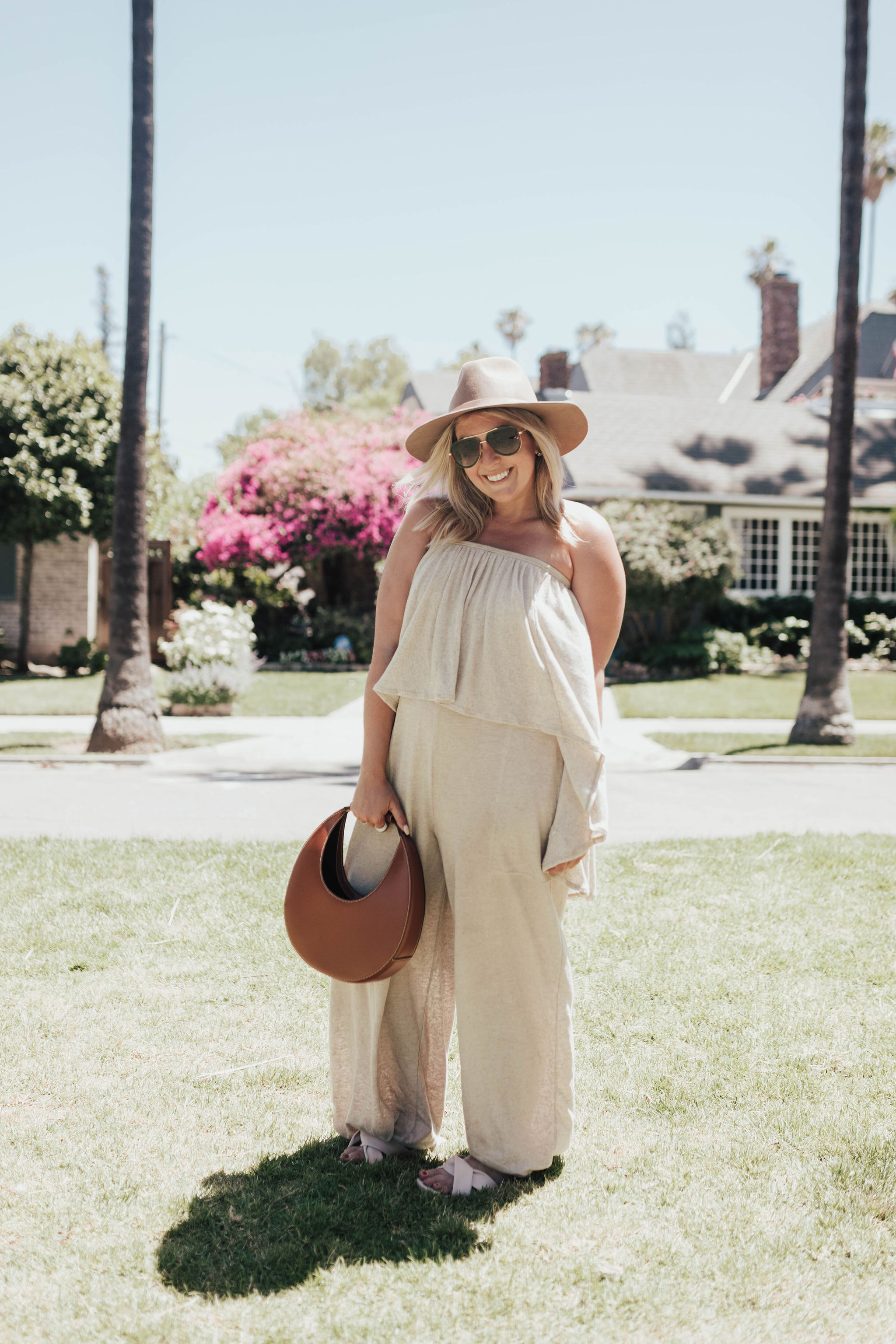San Francisco blogger KatWalkSF wearing the Free People Making Waves One Piece for the Free People Lookbook