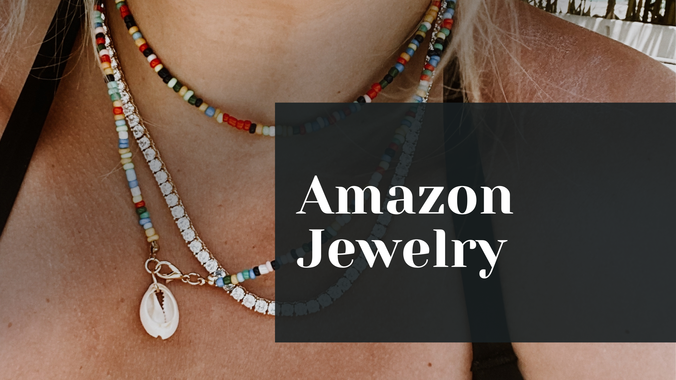 Amazon Jewelry, Amazon Necklace, Amazon Tennis Necklace, Amazon Prime