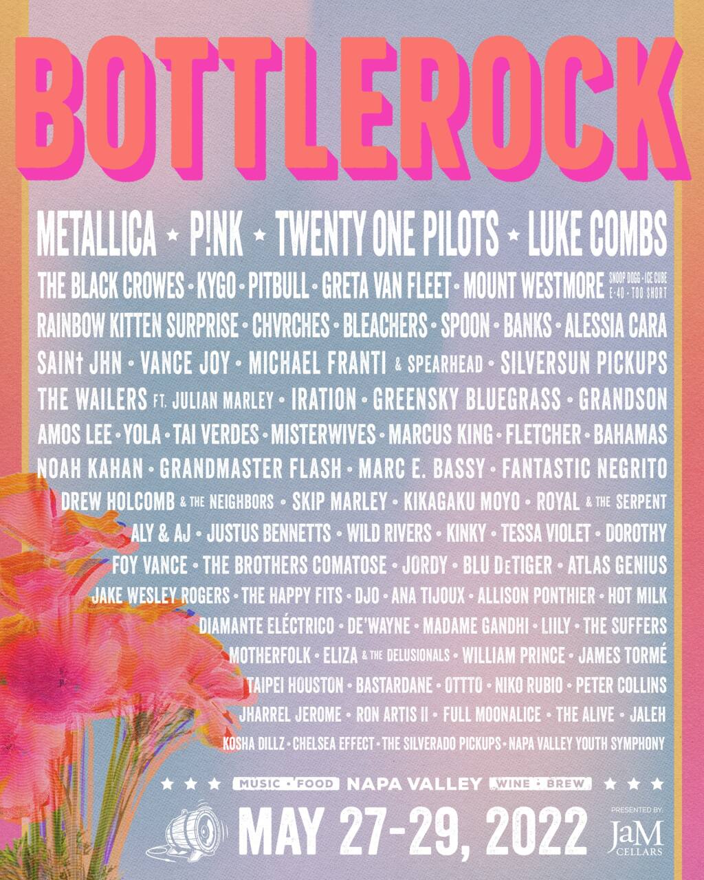 bottlerock 2022 lineup