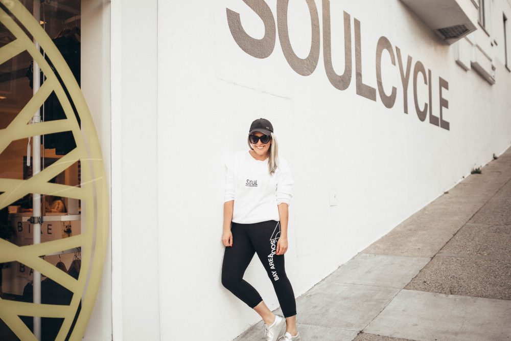 Sweat it out 2018, How I Found My Soul, SF Style, SF Fashion, SoulCycle, KatWalkSF, January Goals, Fitness Goals, New Years Resolution, SF Blogger, Top Blogger, Aviator Nation, Spin Class, Cycling, Is Soul Cycle Worth it?, Expensive Spin Class, 