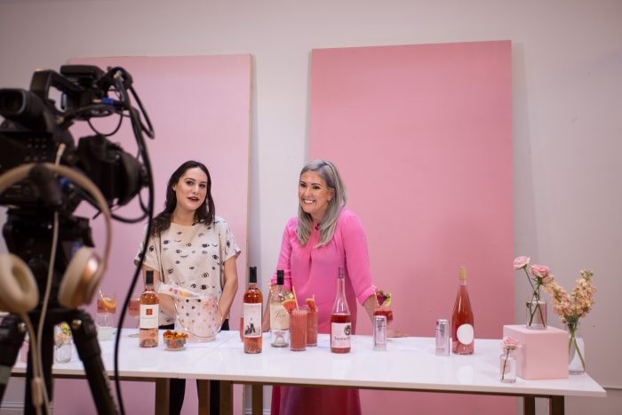 KatWalkSF, Kat Ensign, Kathleen Ensign, Brit + Co, Pinterest, Rosé, Rosé All Day, Rosé Party, Summer Party, Frose, Wine, Wine Party, Recipes, Edible Flowers, Pinterest Rosé, Recipe, Pinterest Blogger, Blogger Style, Top San Francisco Bloggers, Food Blogger, Pink, Pink Dress